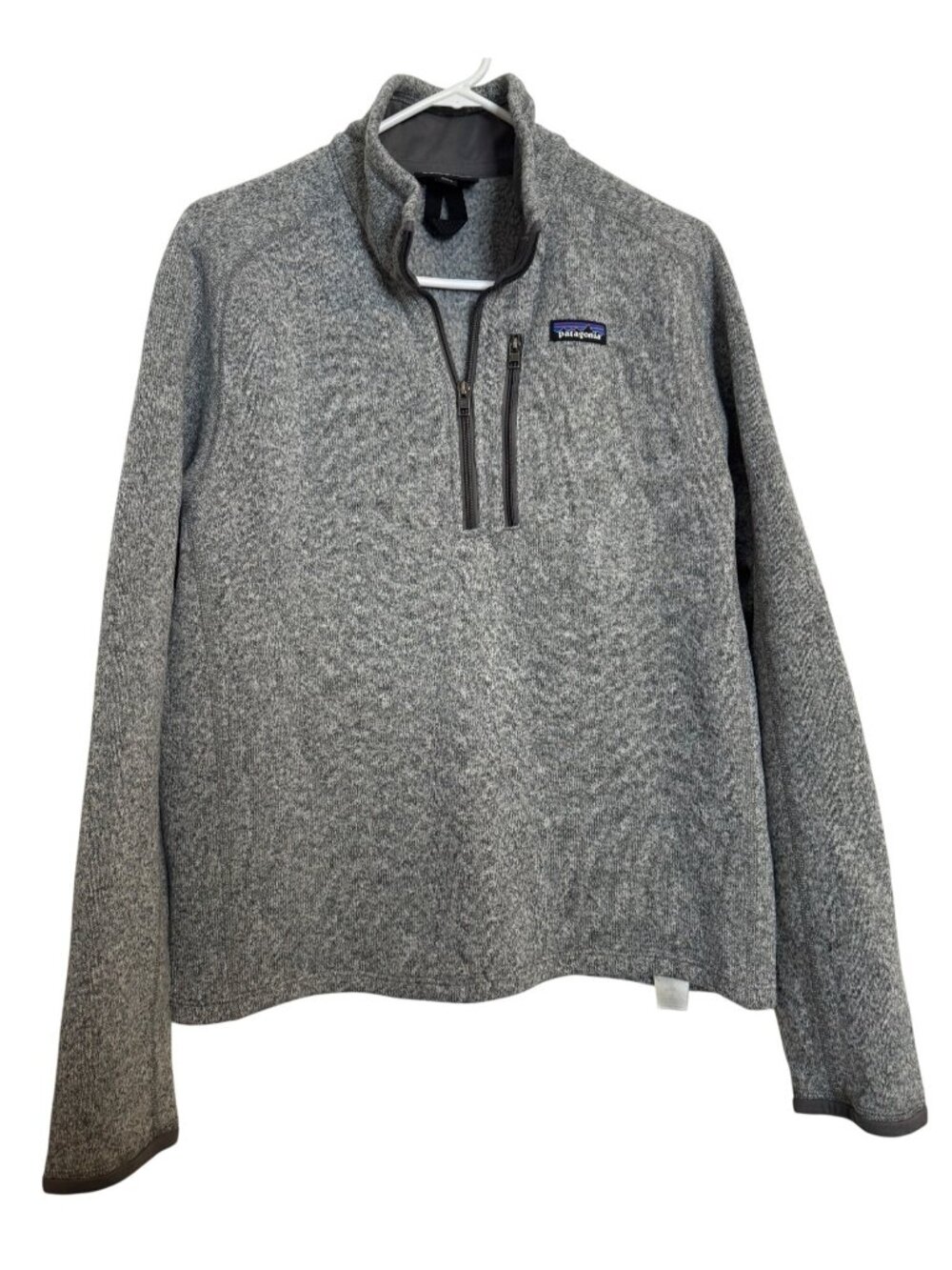 Patagonia Better Sweater Size Medium 1/4 Zip Pocket Stonewash EUC Men's